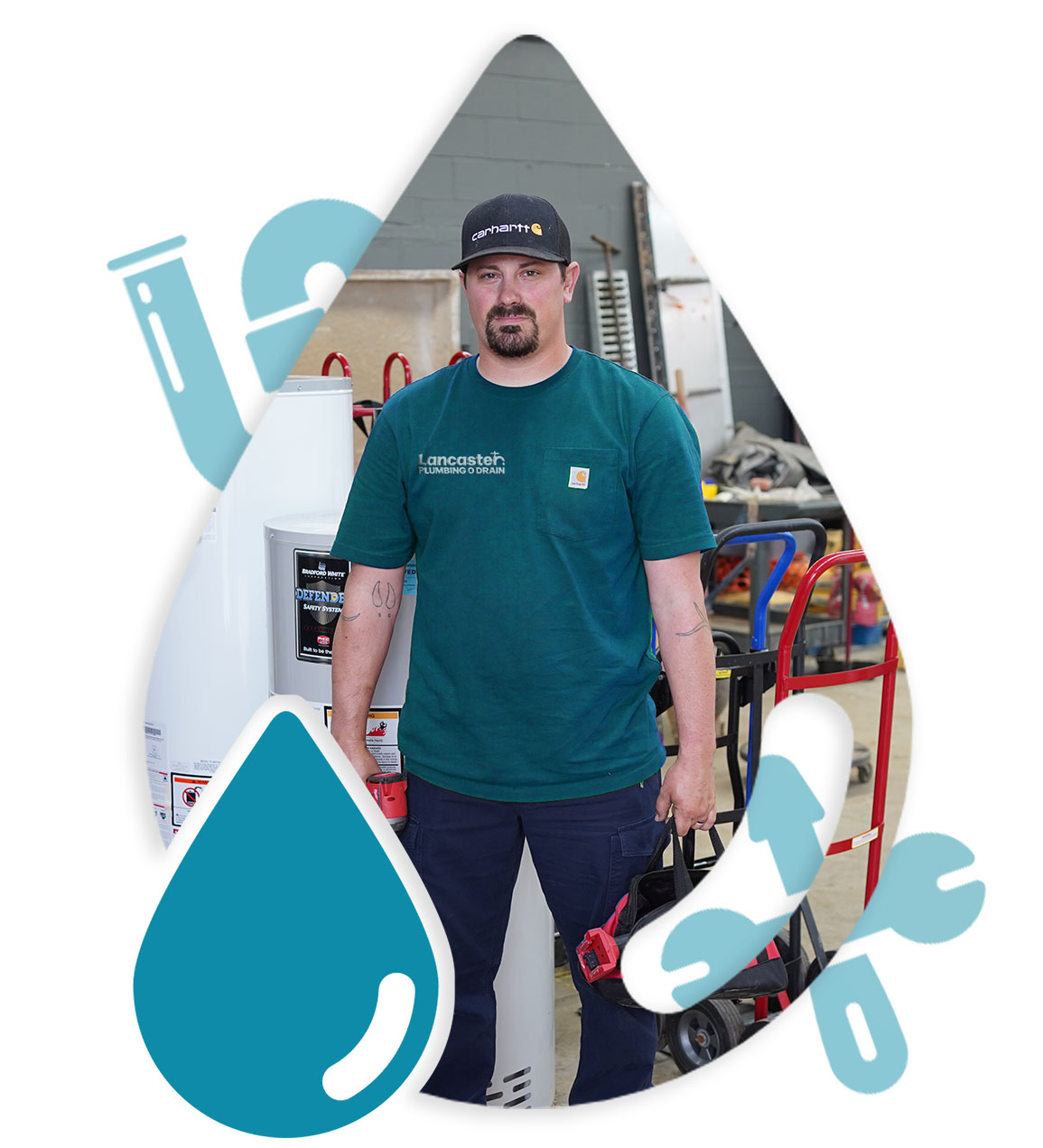 Lancaster Plumbing & Drain tear drop Lancaster Plumbing & Drain