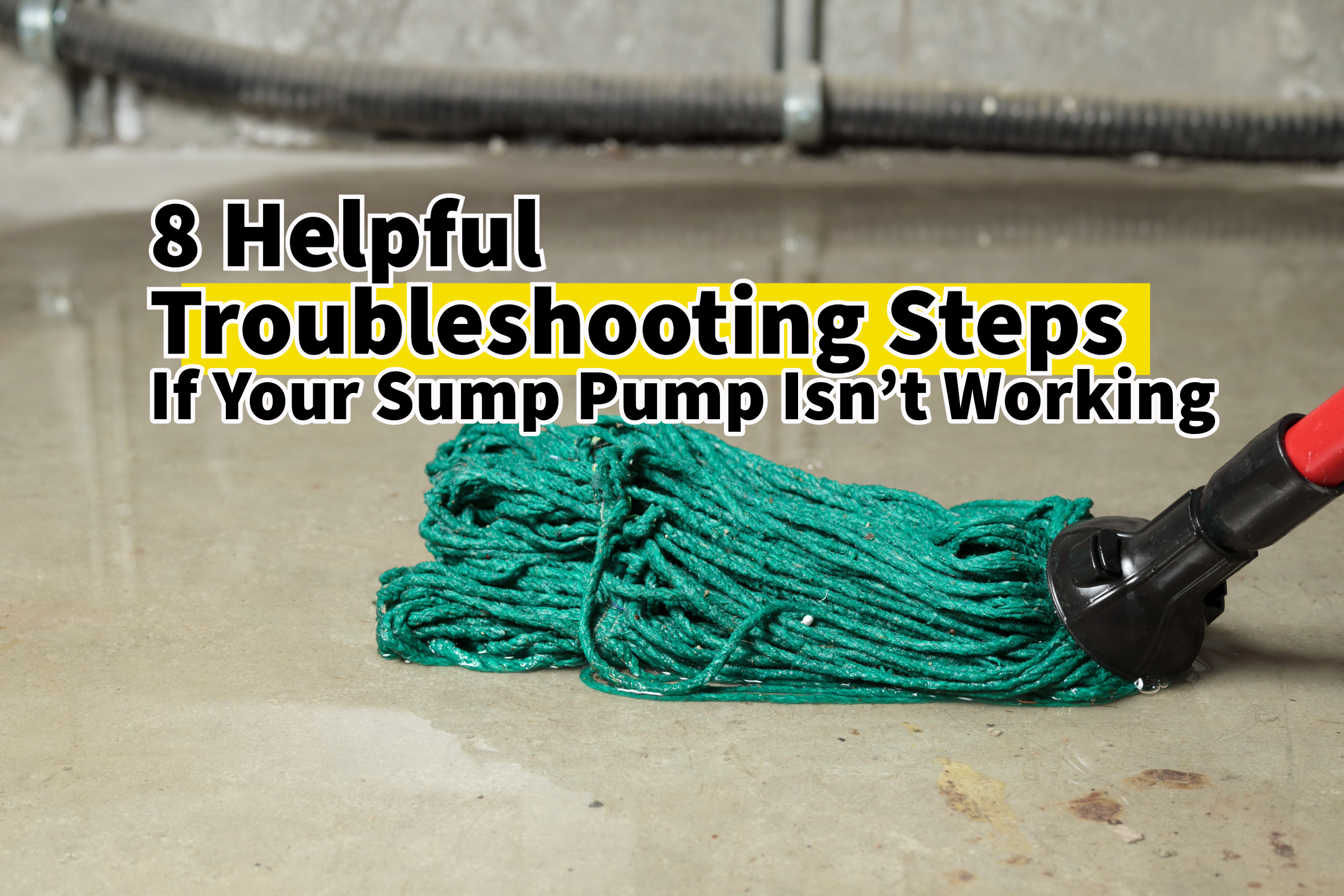 A homeowner’s guide to troubleshooting a malfunctioning sump pump. Plumbing and drain services in Lancaster, Ohio.